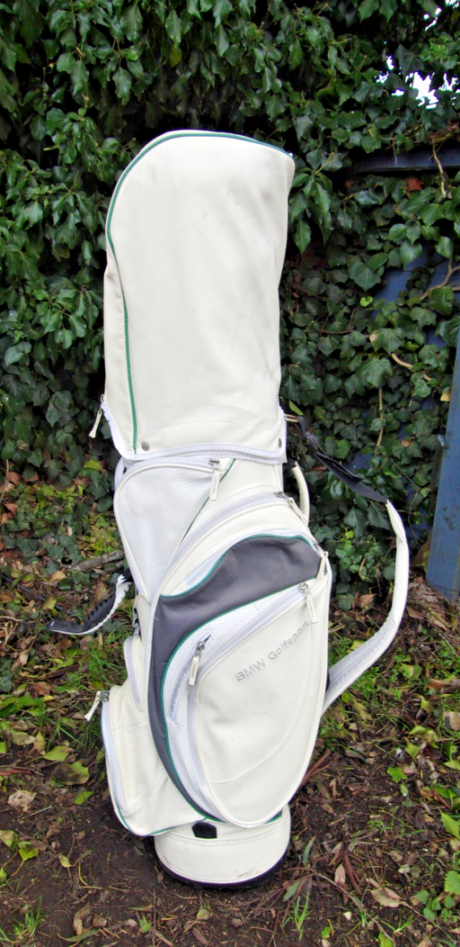 7 Division White BMW Golf Cart Carry Trolley Golf Clubs Bag*