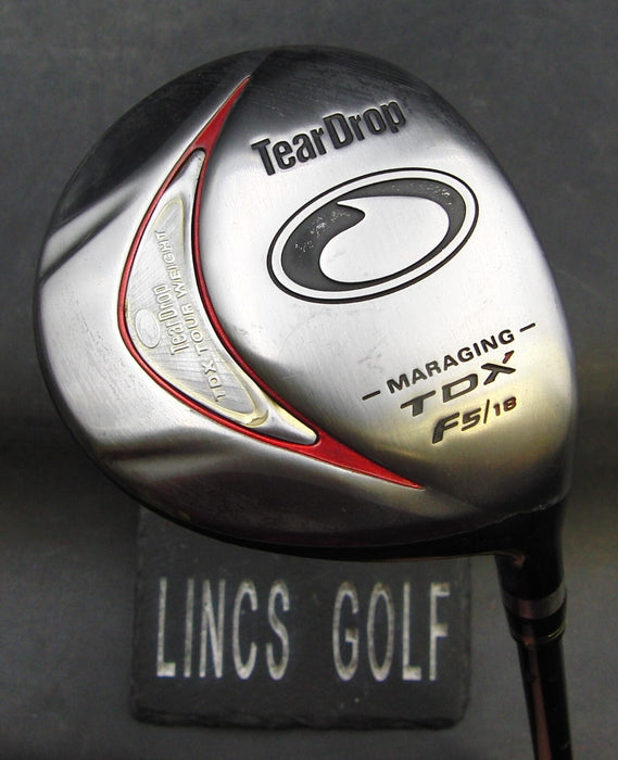Tear Drop Maraging TDX 18° 5 Wood Regular Graphite Shaft Tear Drop Grip