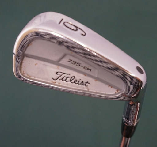 Titleist 735 CM 6 Iron Stiff Steel Shaft Wilson Grip