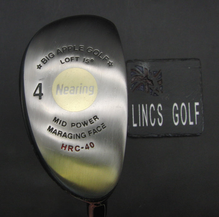 Big Apple Nearing HRC-40 15° 4 Wood Regular Graphite Shaft Big Apple Grip