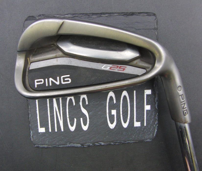 Ping G25 Black Dot 6 Iron Stiff Steel Shaft Sword Grip