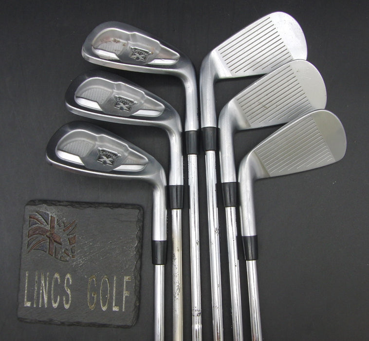 Set of 6x Callaway X Forged 2009 5-PW Irons Regular Steel Shafts