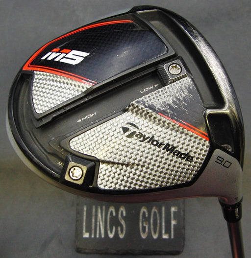 TaylorMade M5 Twist Face 9.0° Driver Stiff Graphite Shaft NO1 Grip