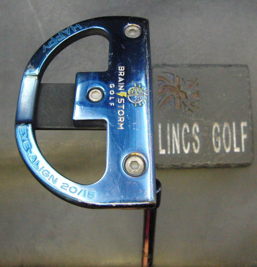 Brain Storm Golf HAPPY EYEALIGN Putter 84.5cm Length Steel Shaft Riuiera Grip