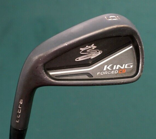 Left Handed Cobra King Forged CB 6 Iron Regular Steel Shaft Super Stroke Grip