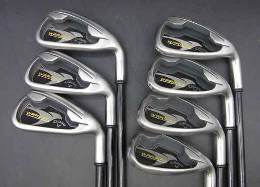 Set of 7 x Callaway Warbird 5-SW Irons Regular Graphite Shafts Callaway Grips