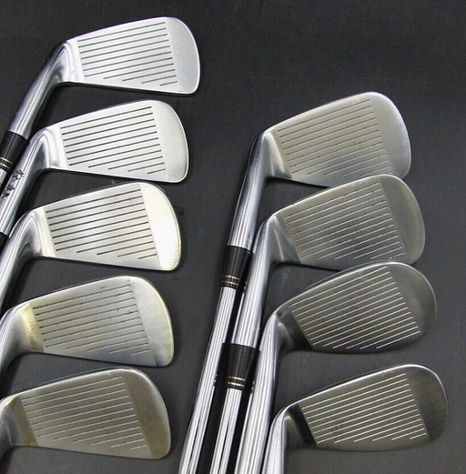 Set of 9 x Titleist Custom Grind Irons 3-SW Stiff Steel Shafts Golf Pride Grips