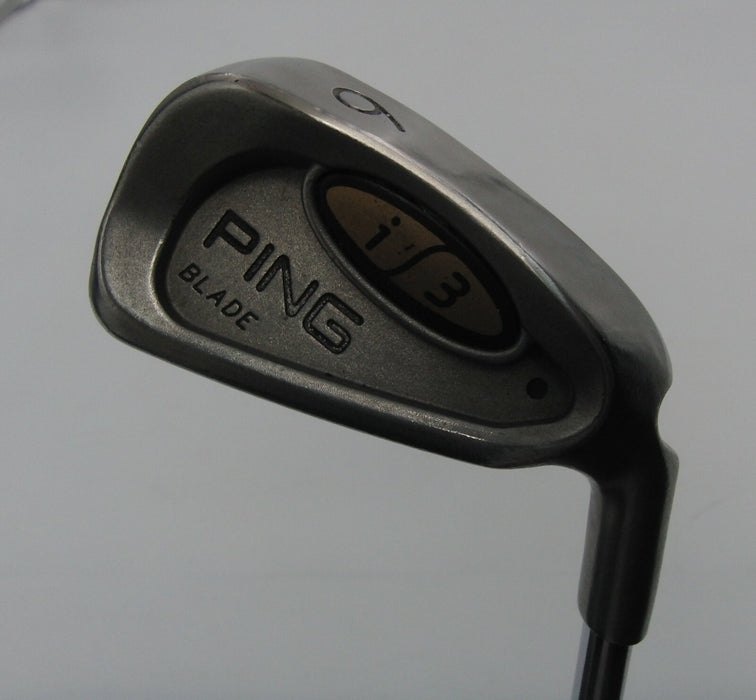 Ping i3 Blade Black Dot 6 Iron Stiff Steel Shaft Egigo Grip