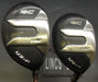 Set of 2 Royal Collection BBD's TRC 3 21° & 4 24° Hybrids Stiff Steel Shafts