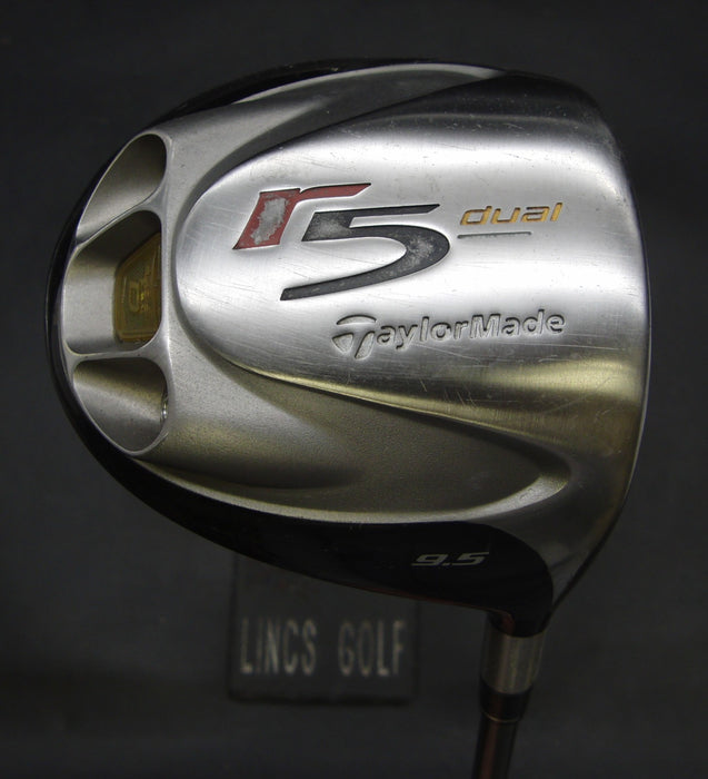 TaylorMade r5 Dual Type-D 9.5° Driver Stiff Graphite Shaft Golf Pride Grip