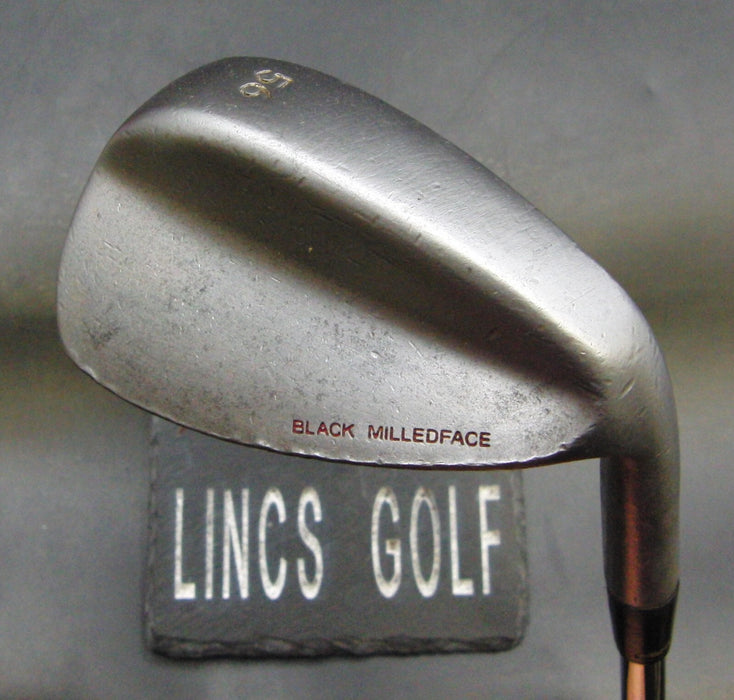 Japanese Black Milled Face 56° Sand Wedge Stiff Steel Shaft Golf Pride Grip
