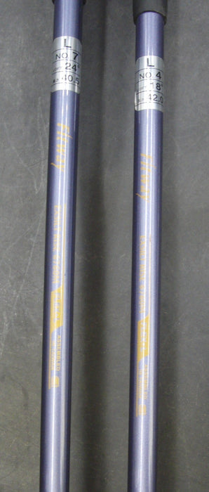 Set of 2 Fitway Forged Titan 18° 4 & 24° 7 Woods Ladies Graphite Shafts