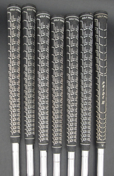 Set of 7x Mizuno Greendale Irons 4-PW Regular Steel Shafts GolfPride Grips