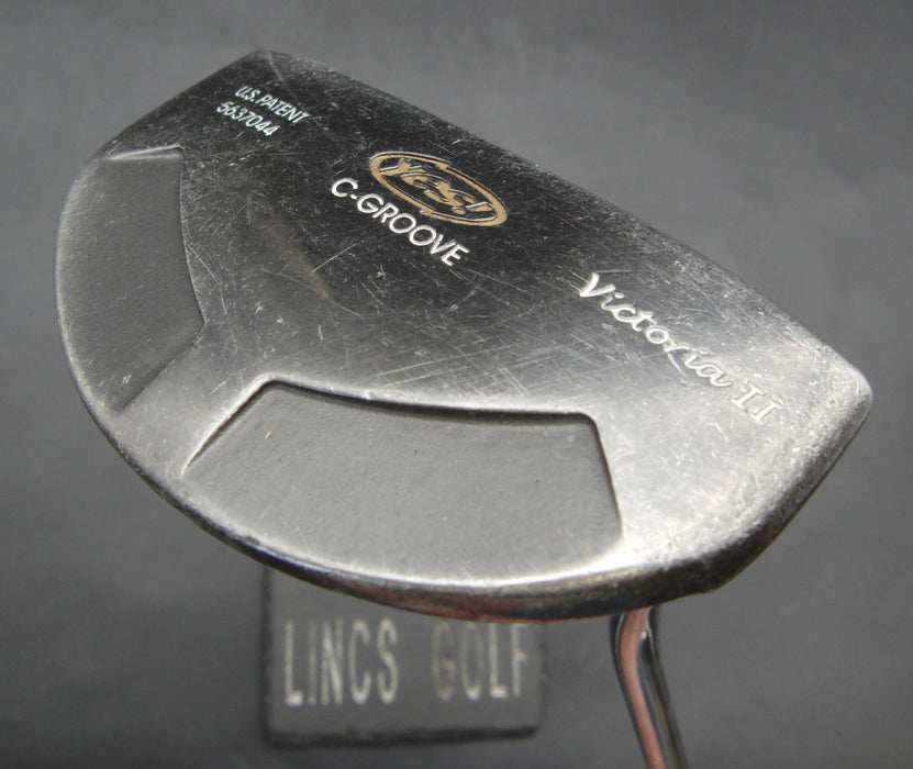 Yes! Golf Victoria II C-Groove Putter 83cm Length Steel Shaft PSYKO Grip