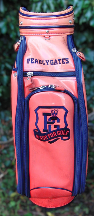 6 Division Pearly Gates 89 Carry 25TH Anniversary Trolley Cart Golf Clubs Bag*