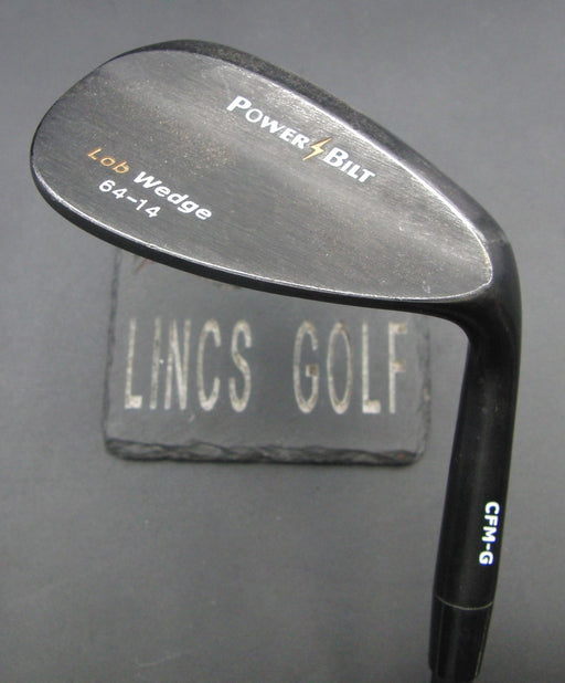 Power Bilt CFM-G 64° Lob Wedge Wedge Flex Graphite Shaft Power Bilt Grip