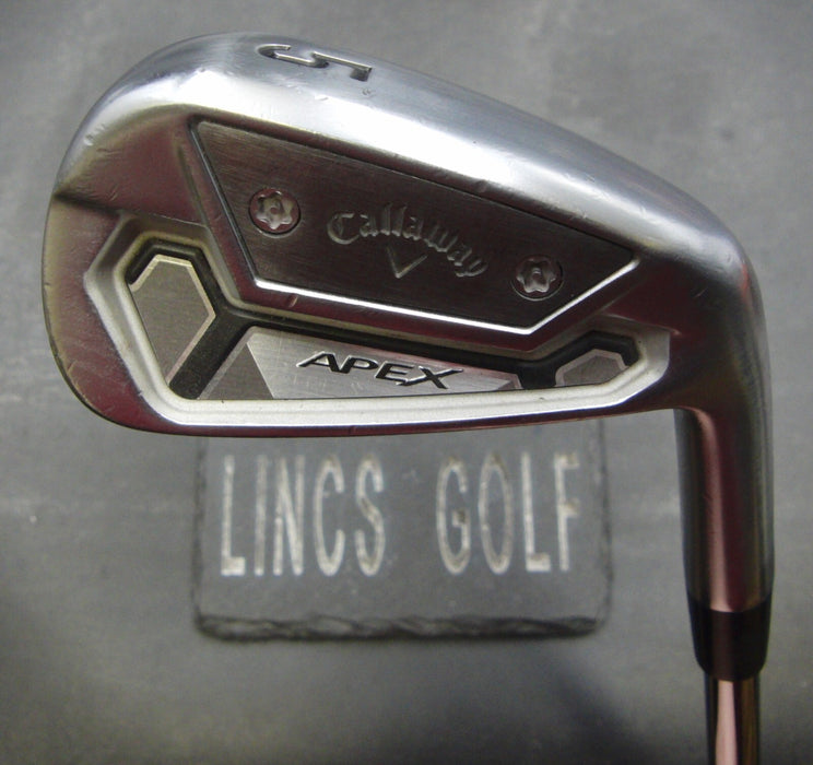 Callaway Apex TCB 5 Iron Extra Stiff Steel Shaft Golf Pride Grip