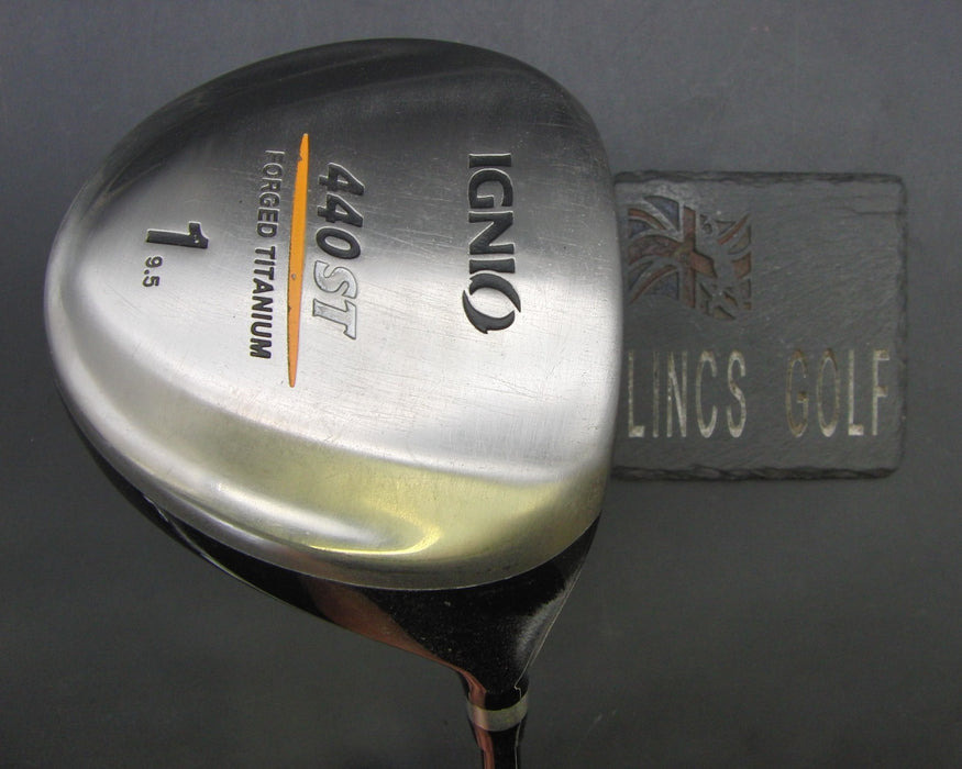 Ignio 440 ST Forged 9.5° Driver Stiff Graphite Shaft Golf Pride Grip