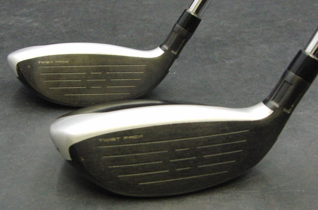 Set of 2 Taylormade M6 19º 3 & 22º 4 Hybrids Stiff Steel Shafts