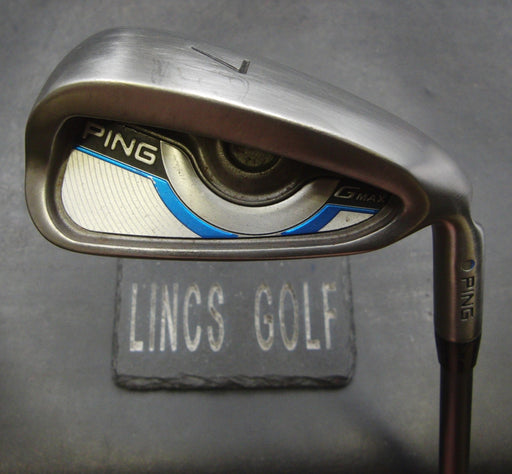 Ping G Max Blue Dot 7 Iron Senior Graphite Shaft GolfPride Grip (Missing Weight)