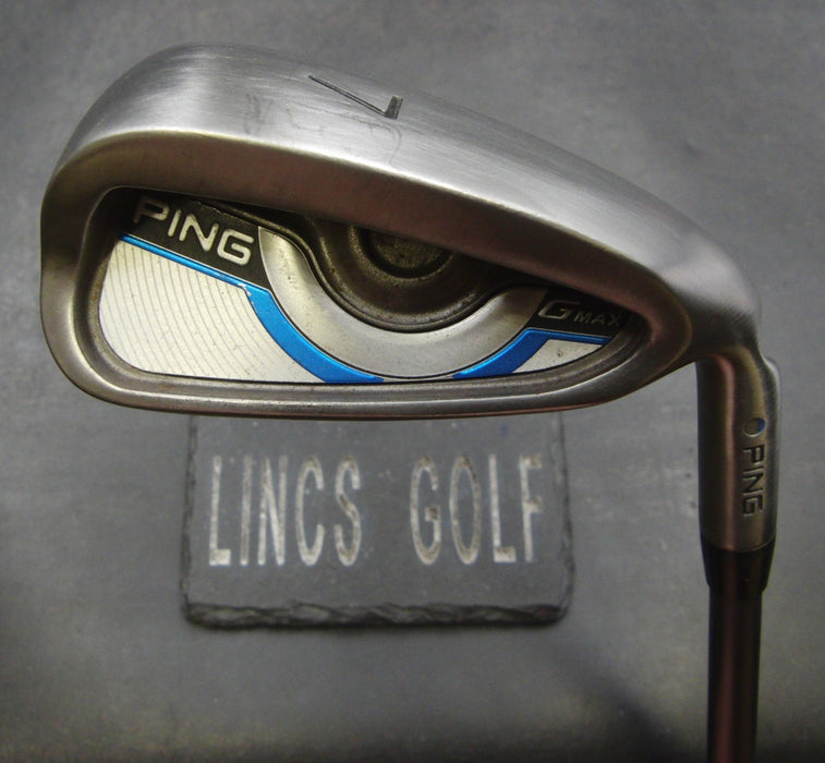 Ping G Max Blue Dot 7 Iron Senior Graphite Shaft GolfPride Grip (Missing Weight)