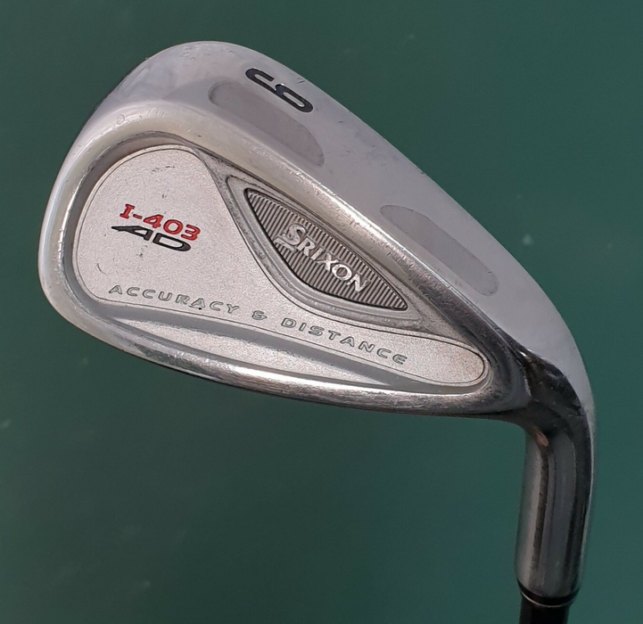 Srixon I-403 AD 9 Iron Stiff Steel Shaft Srixon Grip