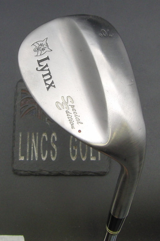 LYNX Special Edition 70° Lob Wedge Stiff Steel Shaft PalMax Grip