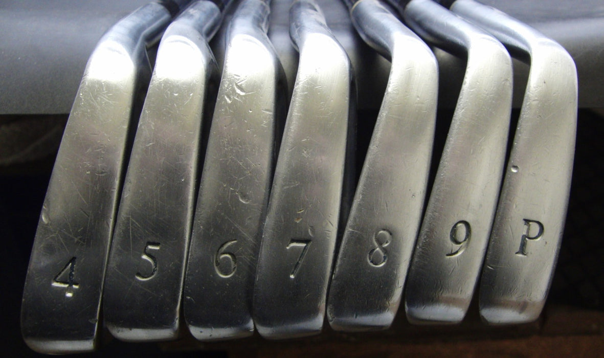 Set of 7 x PRGR DATA 601 Irons 4-PW Stiff Steel Shafts Golf Pride Grips*