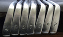 Set of 7 x PRGR DATA 601 Irons 4-PW Stiff Steel Shafts Golf Pride Grips*