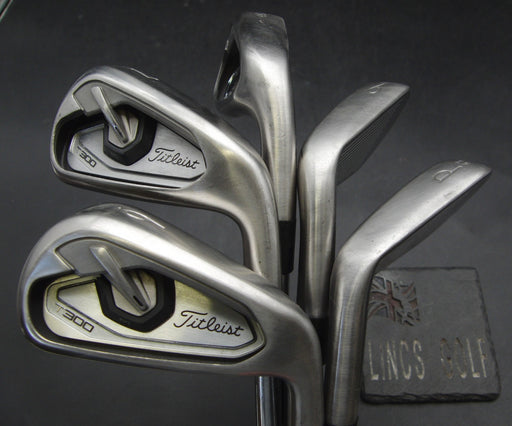 Set of 5x Titleist T300 2019 6-PW Stiff Steel Shafts Golf Pride Grips