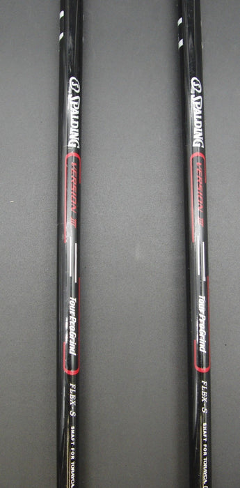 Set of 2 Spalding Tour Pro Grind 18° 5 + 21° 7 Woods Stiff Graphite Shafts