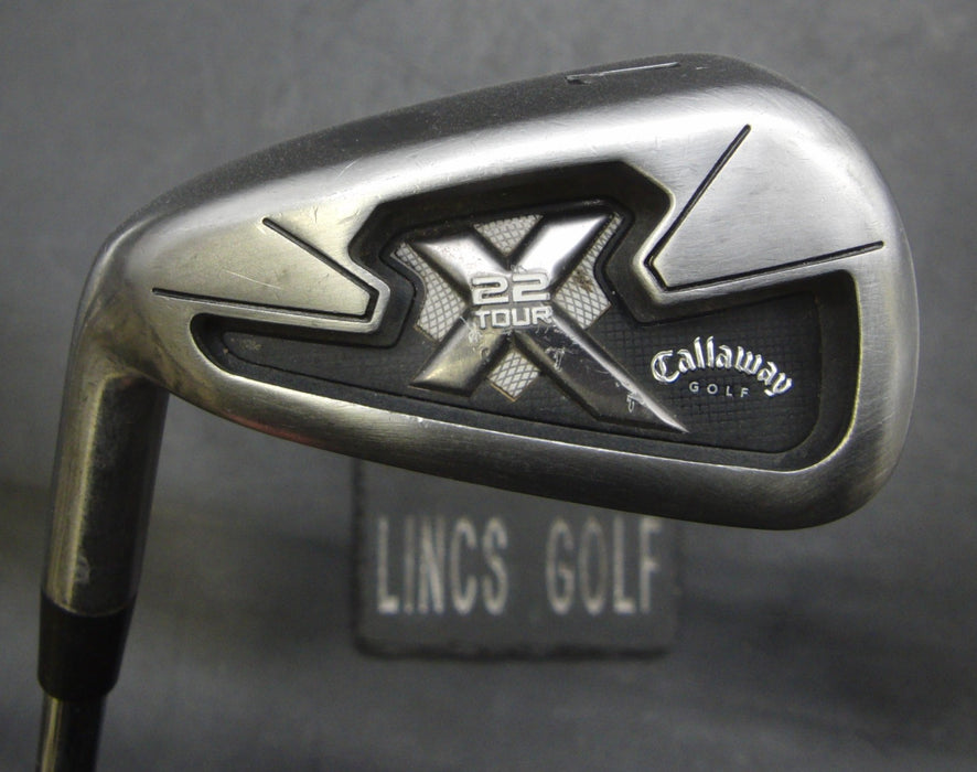 Left-Handed Callaway X22 Tour 7 Iron Stiff Steel Shaft Golf Pride Grip