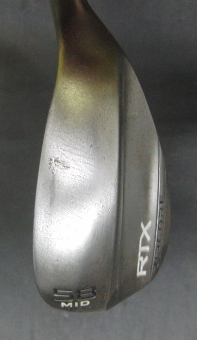 Cleveland RTX Zip Core 58° Sand Wedge Stiff Steel Shaft Golf Pride Grip*