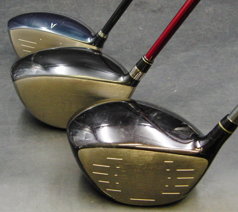 Set of 3 x Drivers Srixon XXIO, MacGregor NV-R, Mizuno Intage Regular Graphite