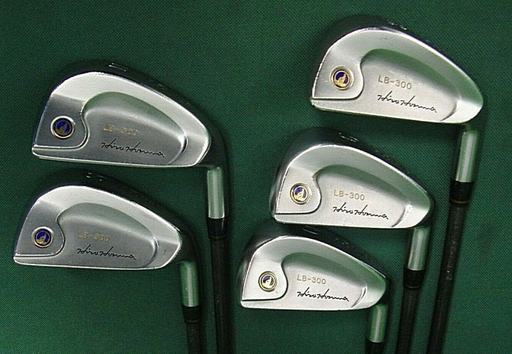 Set of 5 x Honma LB-300 Irons 8-SW Stiff Graphite Shafts SAPLIZE Grips