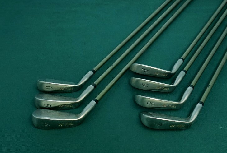 Set of 7 x Yonex Super ADX 200 PPS Irons 4-PW Regular Graphite Shafts A.D.X