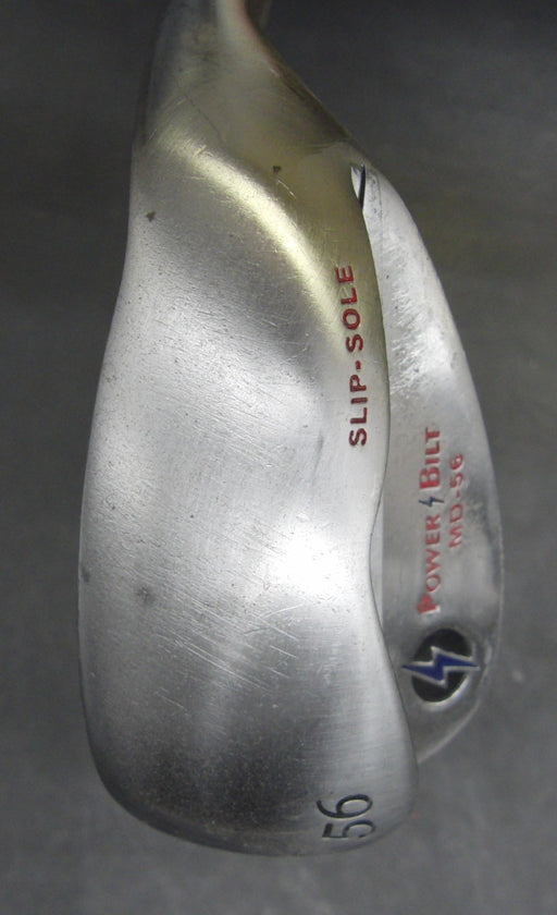 Power Bilt MD-56 Slip Sole 56° Sand Wedge Regular Steel Shaft Golf Pride Grip