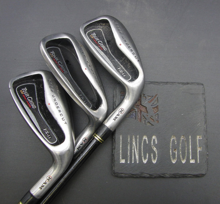 Set of 3 RAM Deep FX-11 Tour Grind 5, 8 Irons & Gap Wedge Regular Graphite Shaft
