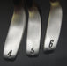 Set of 3 x Callaway Steelhead X-14 4 + 5 + 6 Irons Regular Graphite Shafts