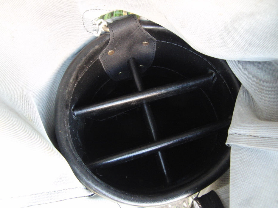 6 Division Burberry Golf Cart Carry Trolley Golf Clubs Bag*