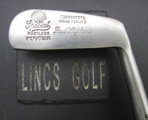 Srecial Rustless Fred Stephens Putter Wooden Shaft 87cm Length Red Grip