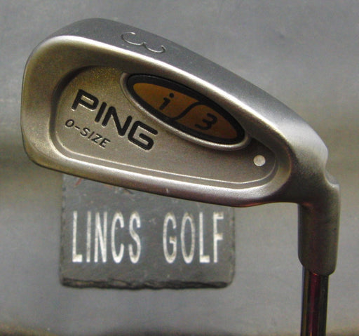 Ping i3 O Size White Dot 3 Iron Stiff Steel Shaft Ping Grip