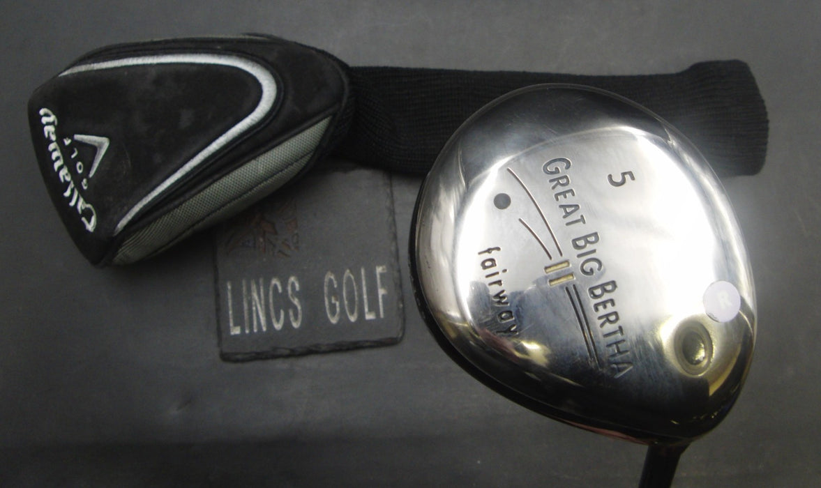 Callaway Great Big Bertha II 5 Wood Regular Graphite Shaft Callaway Grip + HC