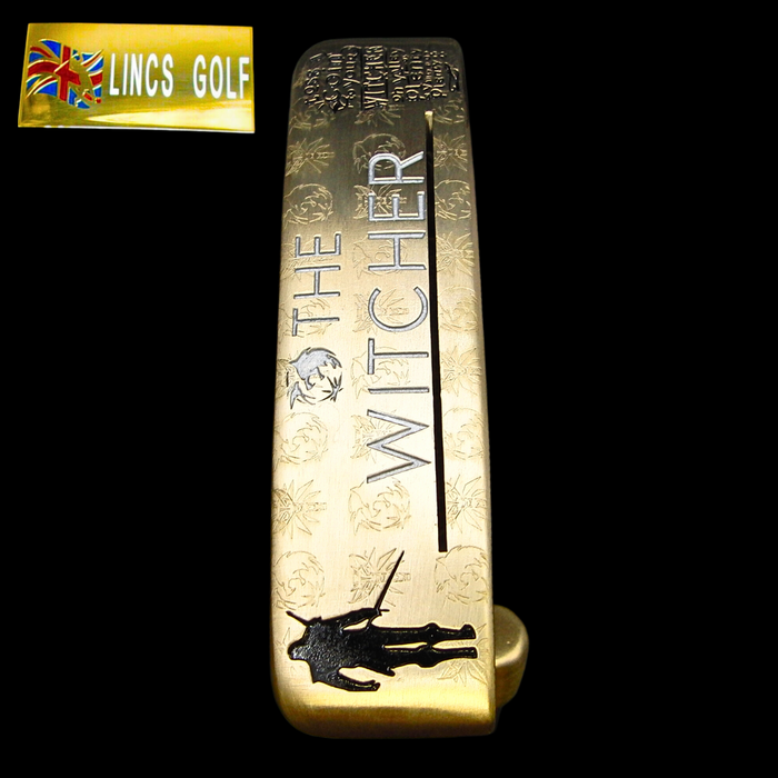 Custom Milled The Witcher Theme Ping Anser Putter 88.5cm Genuine Leather HC