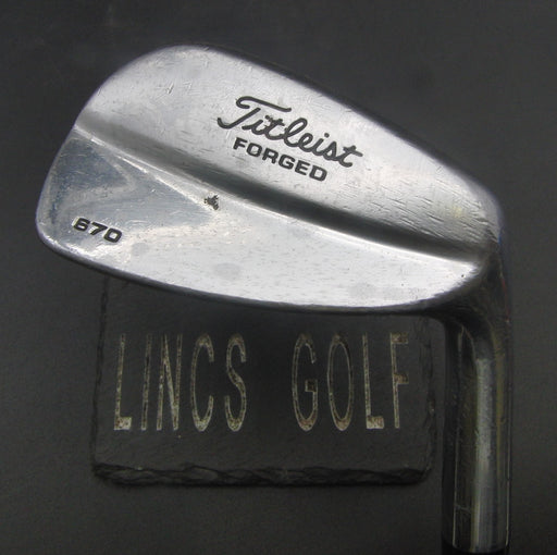Titleist 670 Forged 9 Iron Regular Steel Shaft Lamkin Grip