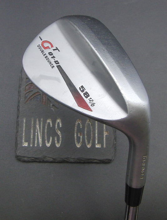 Tobunda GT01-D Double Bounce 58° Lob Wedge Regular Steel Shaft Cleveland Grip