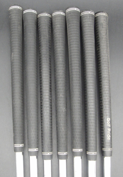 Set of 7x Callaway Steelhead Pro Series X-14 Irons 5-SW Stiff Steel Shafts *