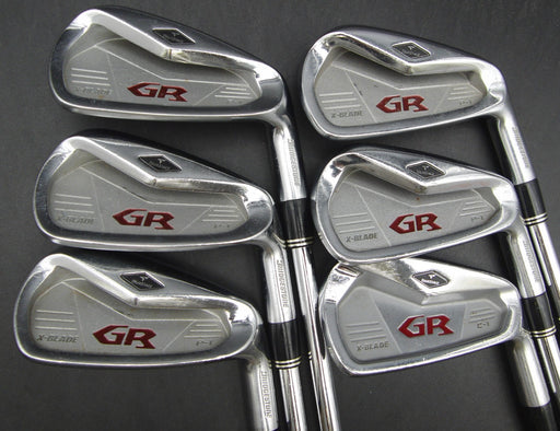 Set of 6x Bridgestone TourStage X-BLADE GR P-1 Irons 5-PW Stiff Steel Shafts*