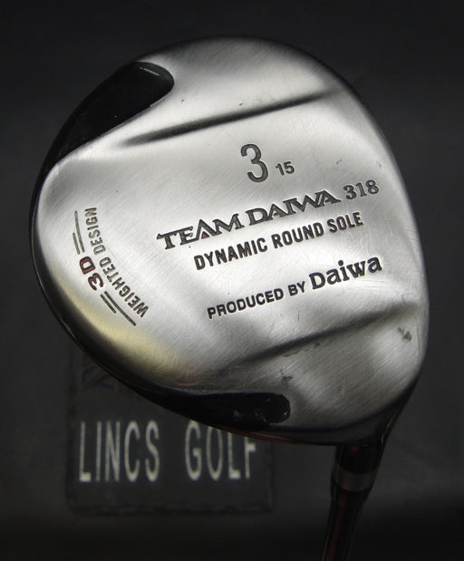 Team Daiwa 318 Dynamic Round Sole 15° 3 Wood Regular Graphite Shaft Daiwa Grip