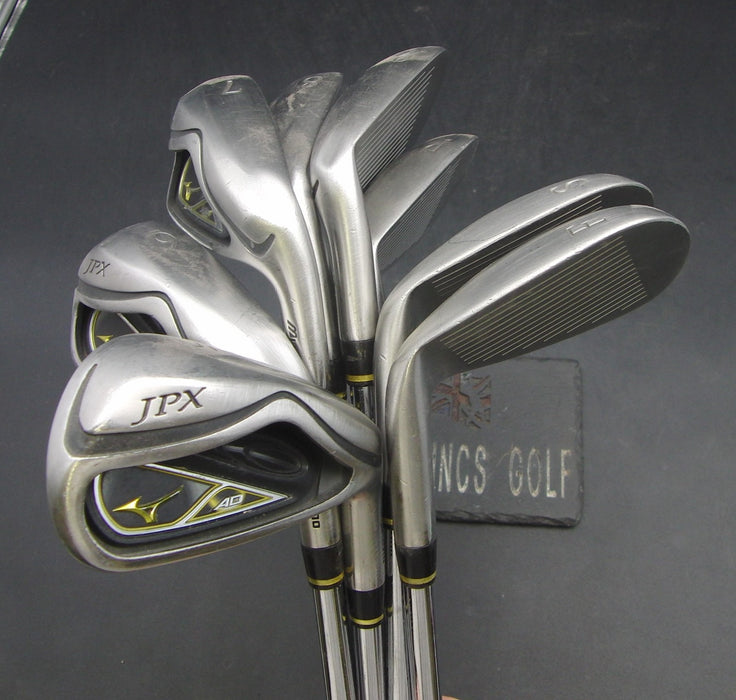 Set of 8x Mizuno JPX AD 5-SW + FW Irons Regular Steel Shafts Mizuno Grips*